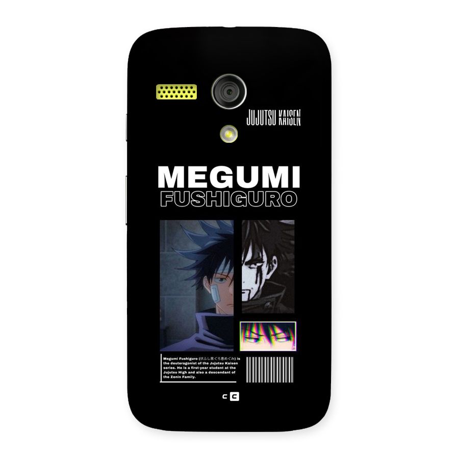 Megumi Fushiguro Back Case for Moto G