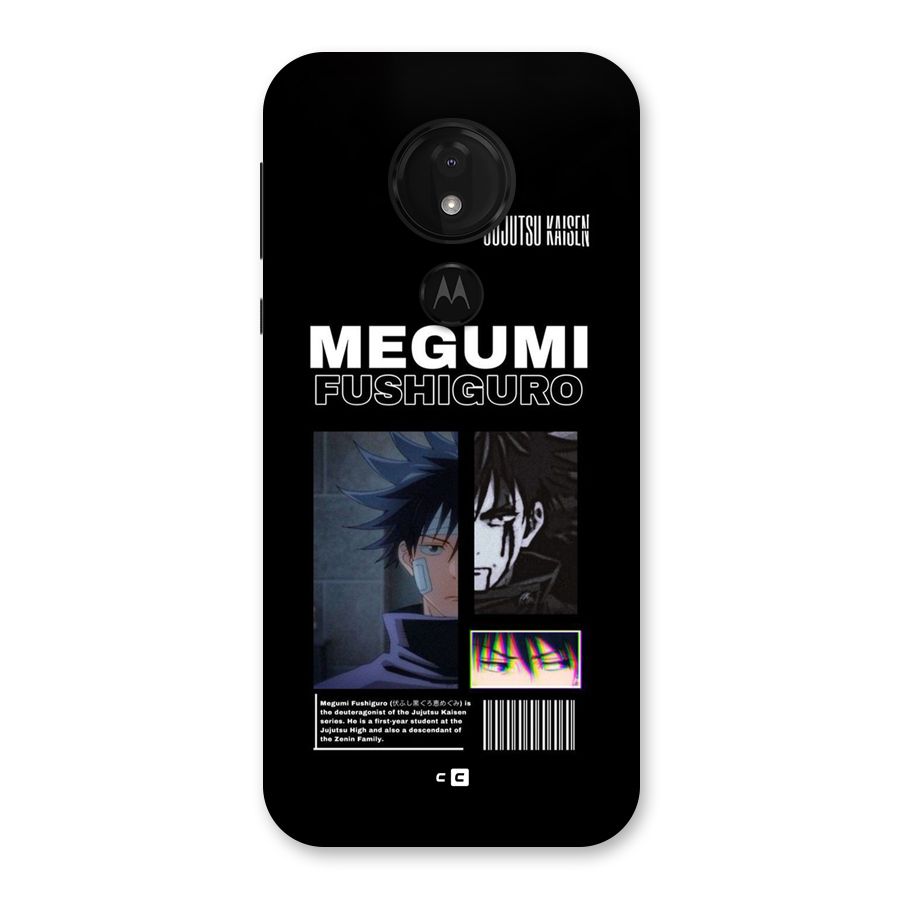 Megumi Fushiguro Back Case for Moto G7 Power