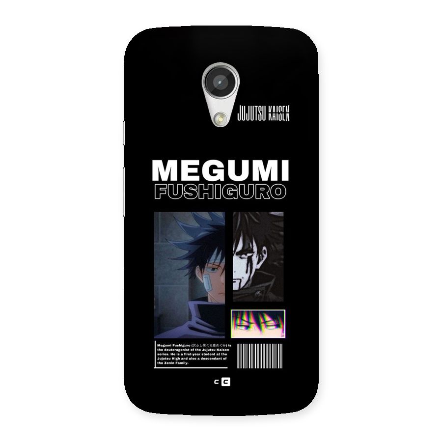 Megumi Fushiguro Back Case for Moto G 2nd Gen
