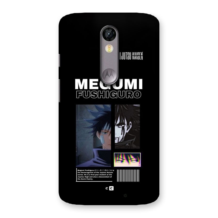 Megumi Fushiguro Back Case for Moto X Force