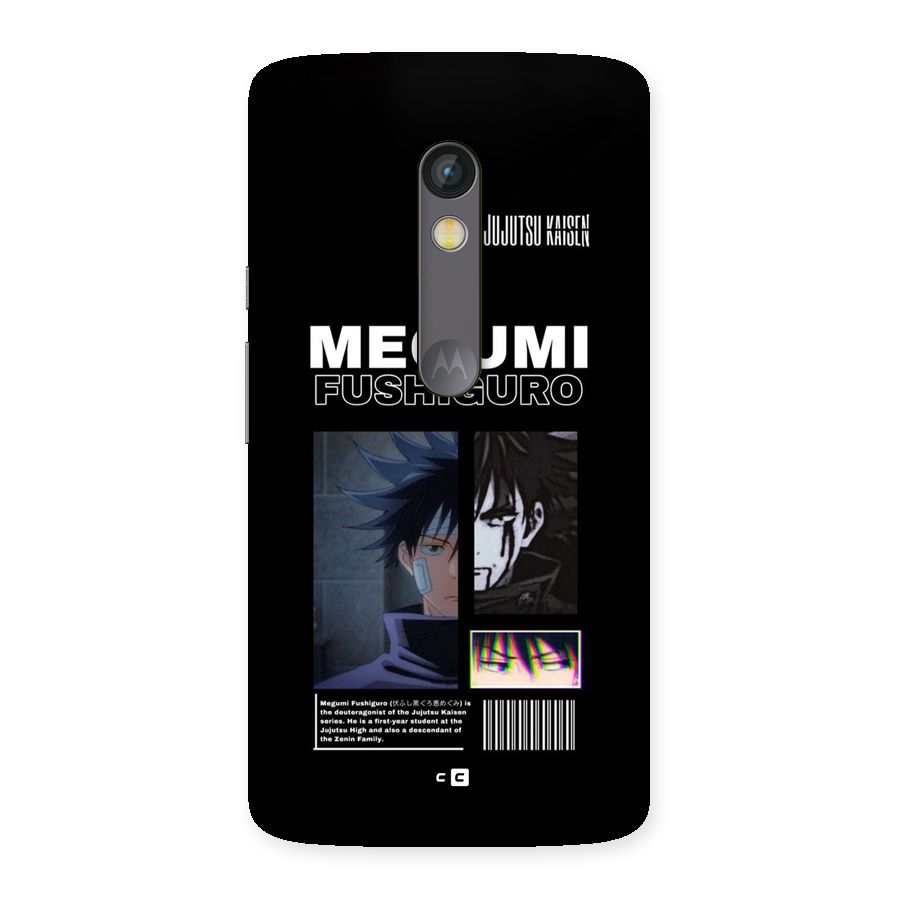 Megumi Fushiguro Back Case for Moto X Play