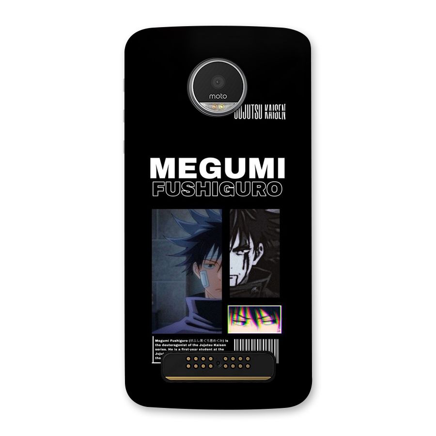 Megumi Fushiguro Back Case for Moto Z Play