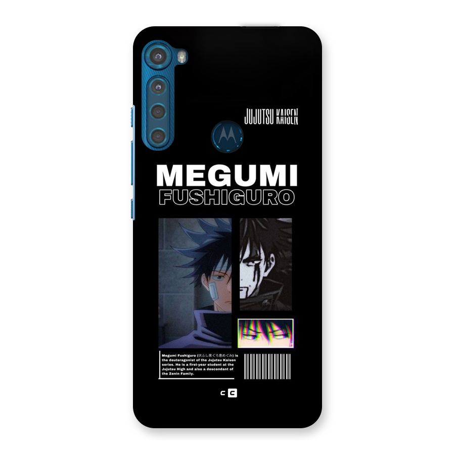 Megumi Fushiguro Back Case for Motorola One Fusion Plus