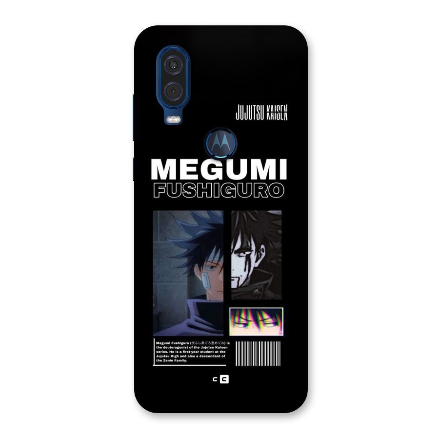 Megumi Fushiguro Back Case for Motorola One Vision