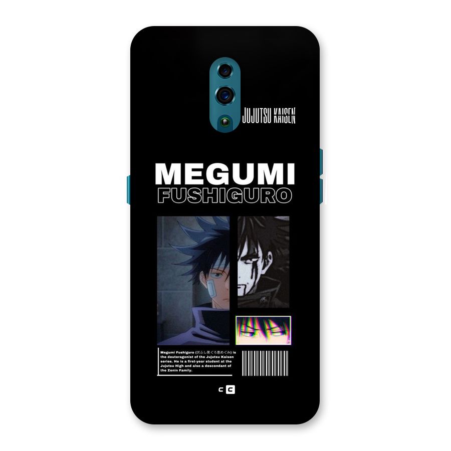 Megumi Fushiguro Back Case for Oppo Reno