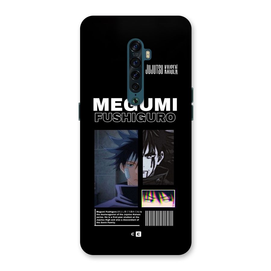 Megumi Fushiguro Back Case for Oppo Reno2
