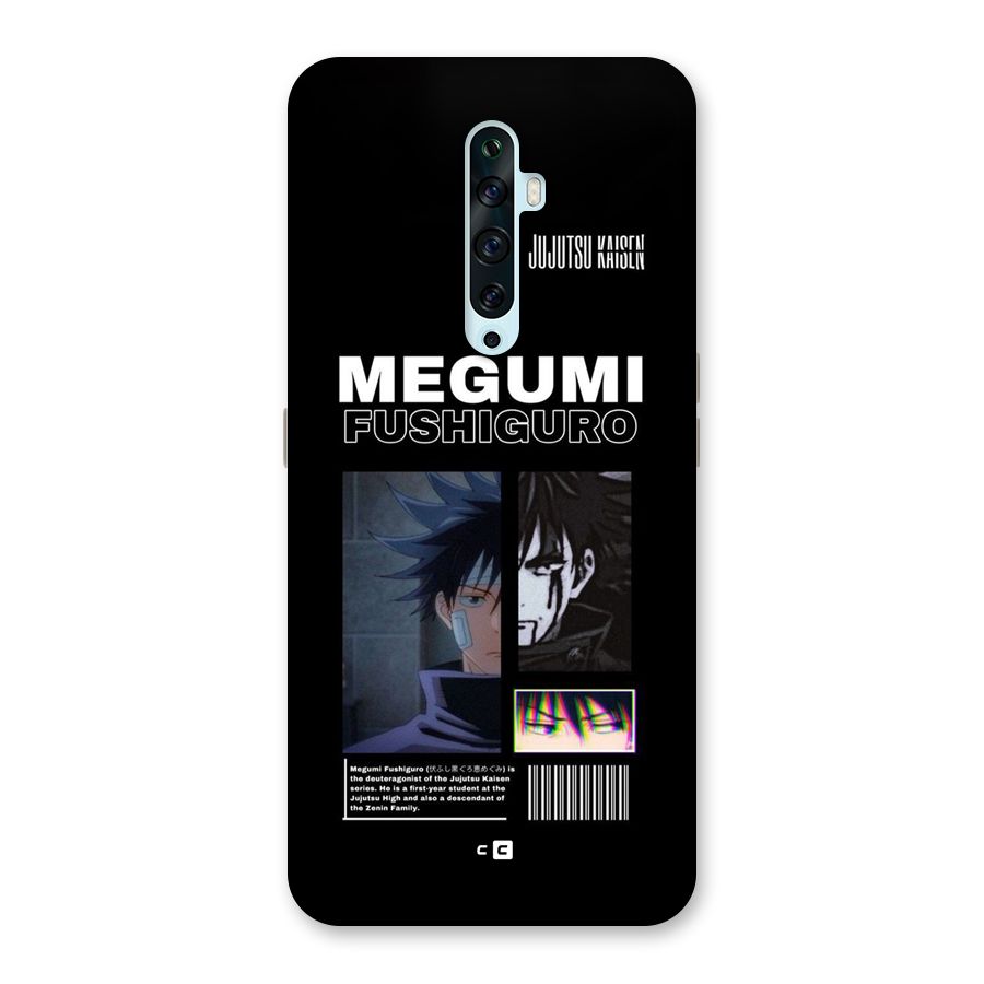 Megumi Fushiguro Back Case for Oppo Reno2 Z
