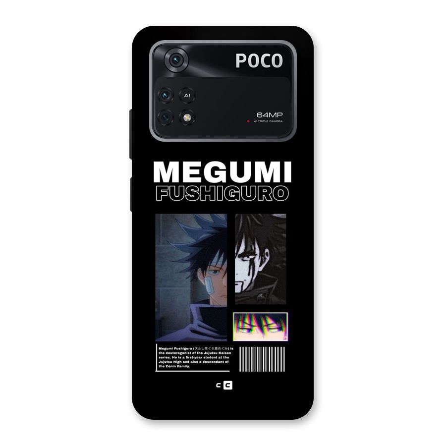 Megumi Fushiguro Back Case for Poco M4 Pro 4G