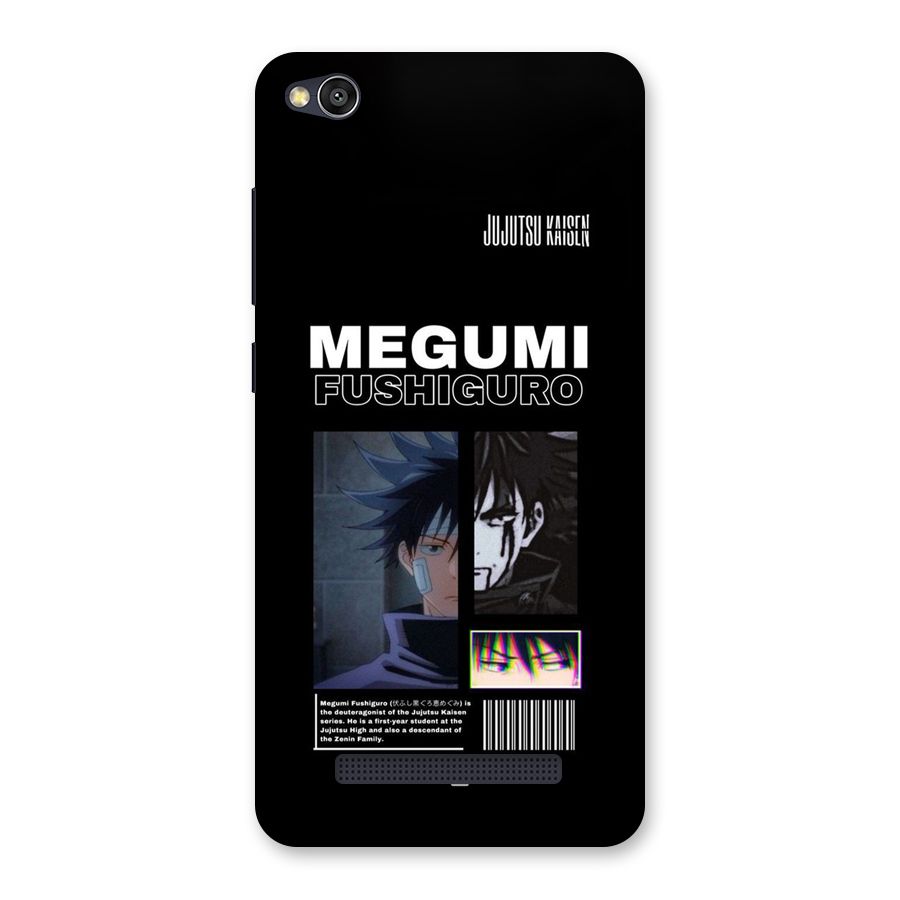Megumi Fushiguro Back Case for Redmi 4A