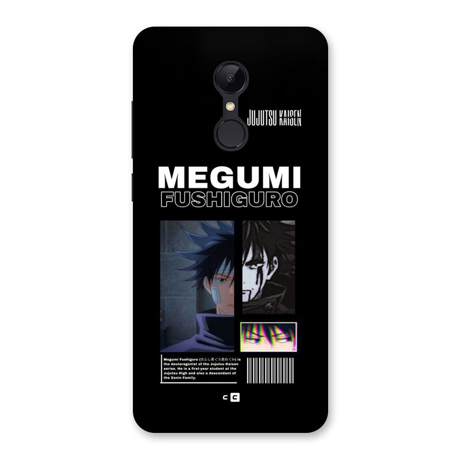 Megumi Fushiguro Back Case for Redmi 5