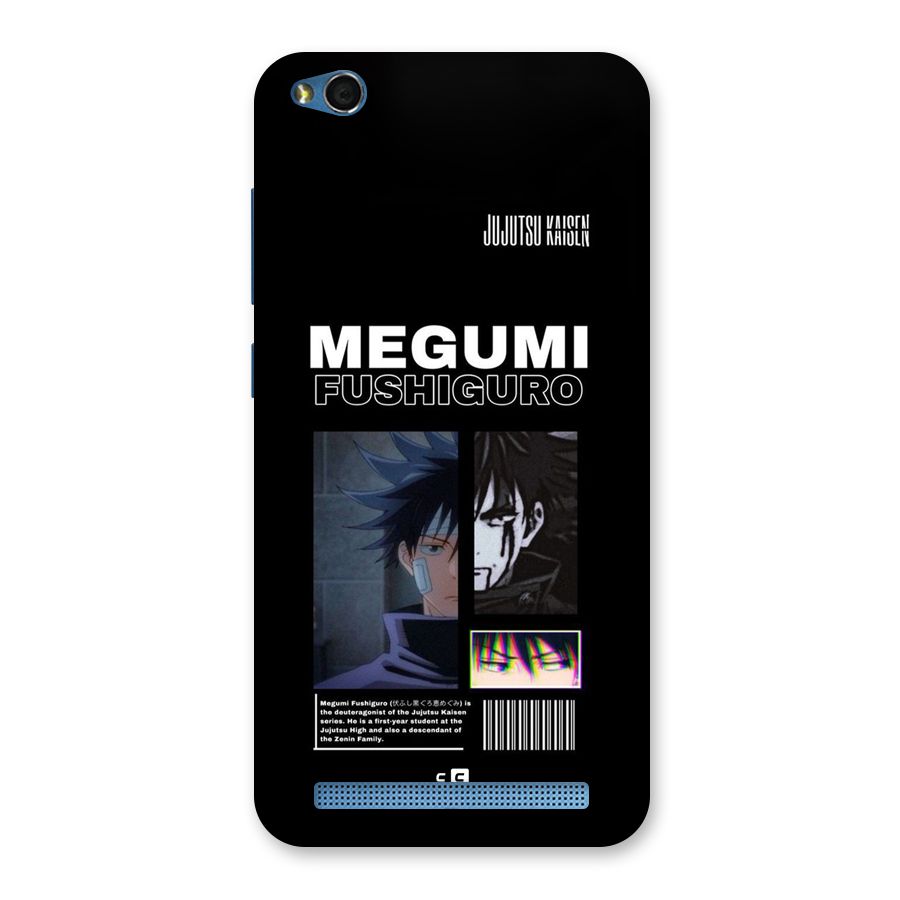 Megumi Fushiguro Back Case for Redmi 5A