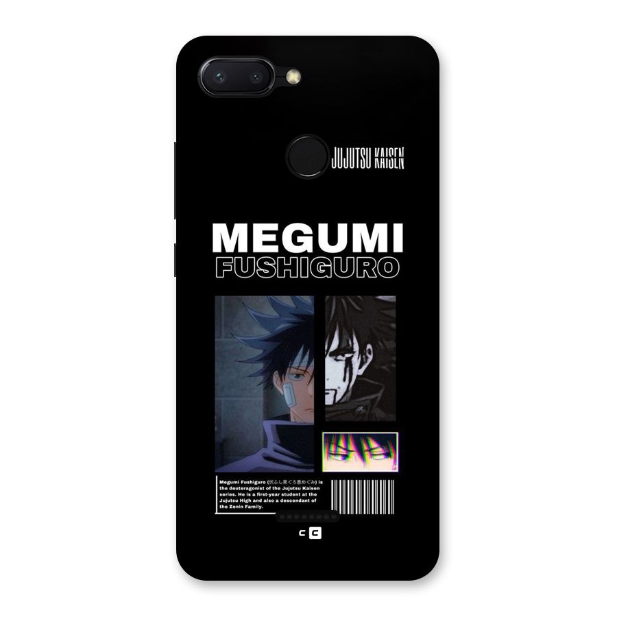 Megumi Fushiguro Back Case for Redmi 6