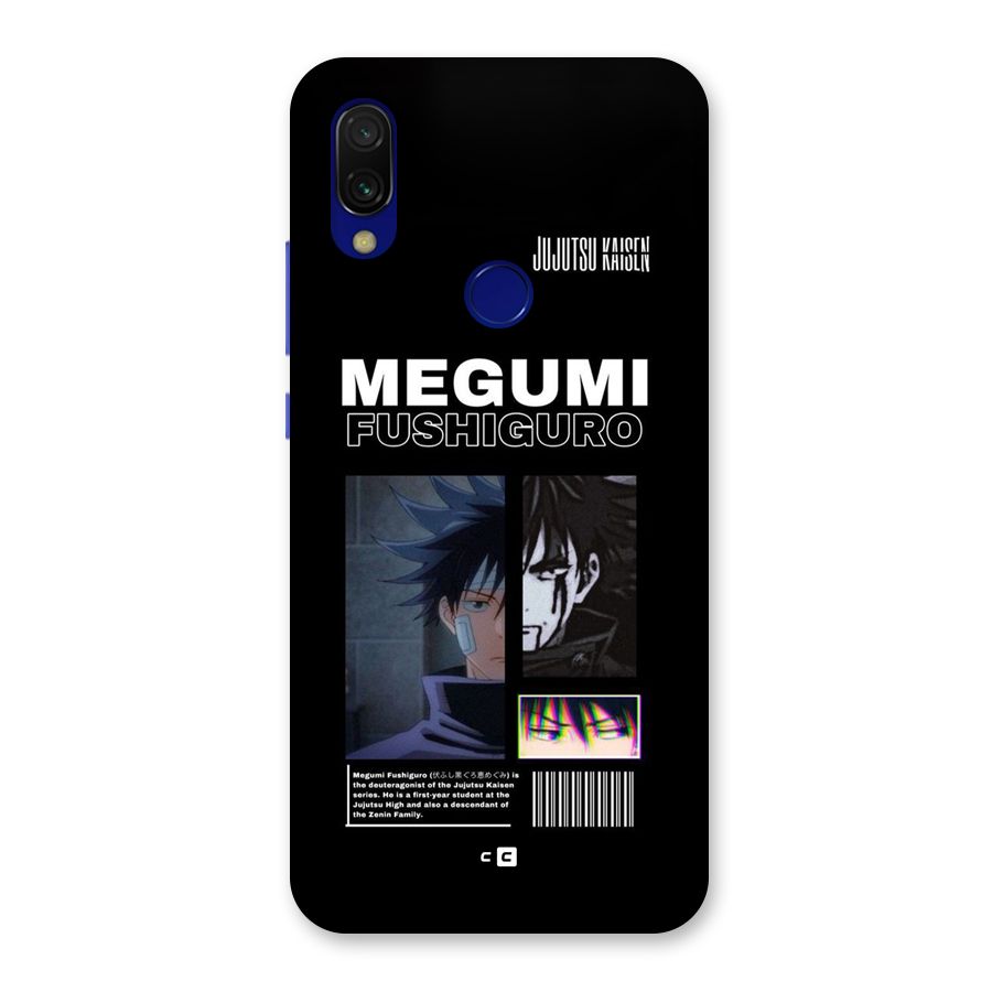 Megumi Fushiguro Back Case for Redmi 7
