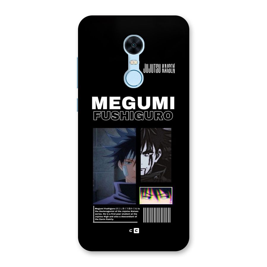 Megumi Fushiguro Back Case for Redmi Note 5