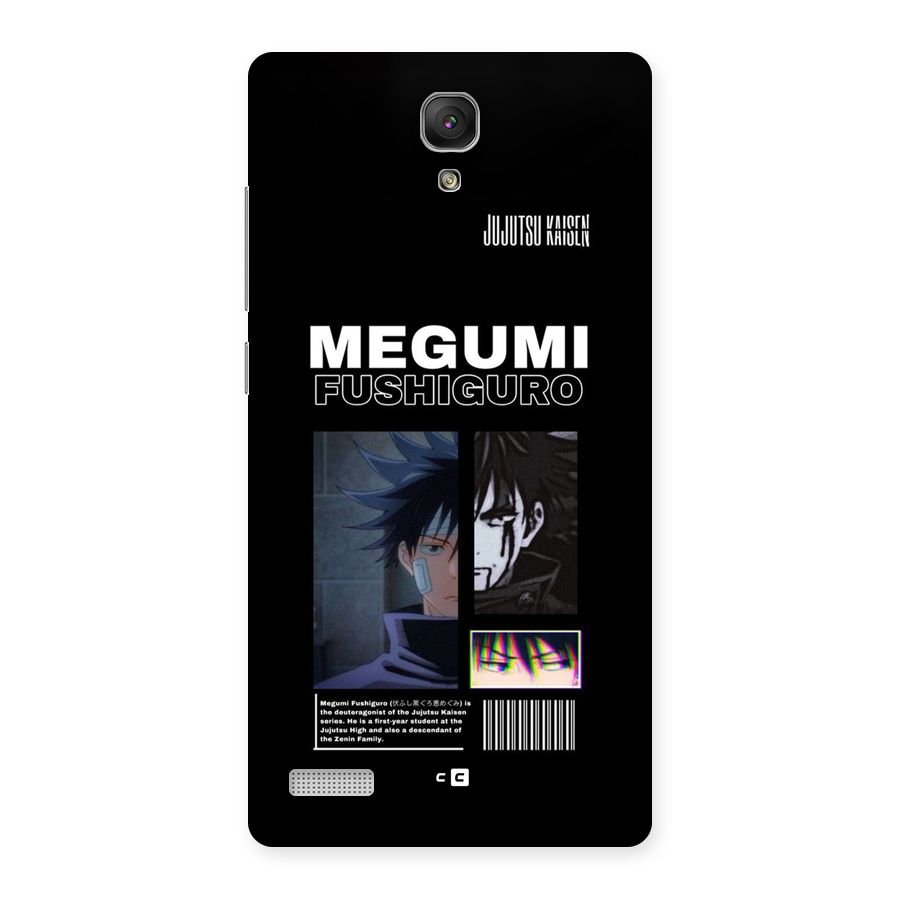 Megumi Fushiguro Back Case for Redmi Note Prime