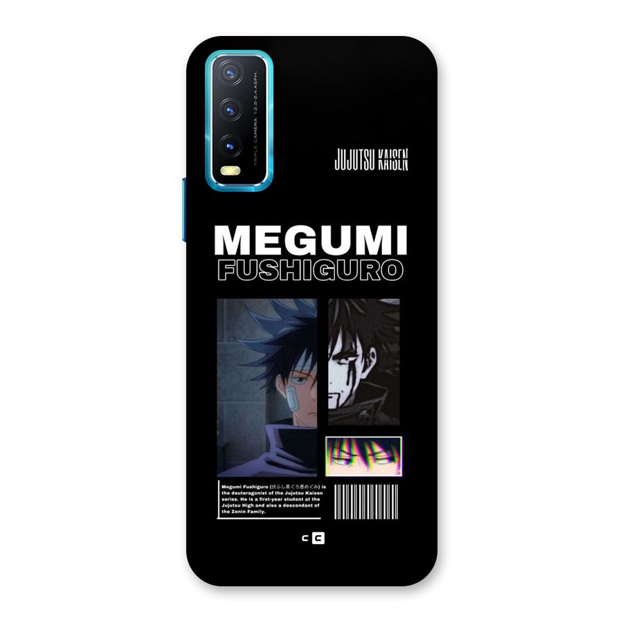 Megumi Fushiguro Back Case for Vivo Y20