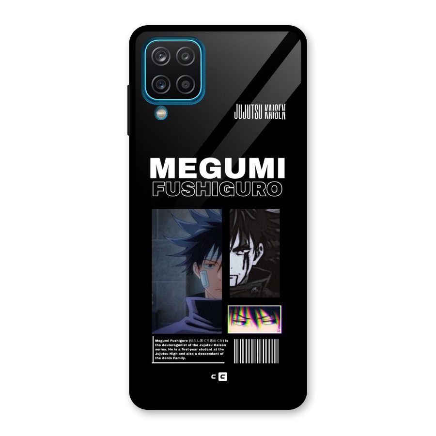 Megumi Fushiguro Glass Back Case for Galaxy A12
