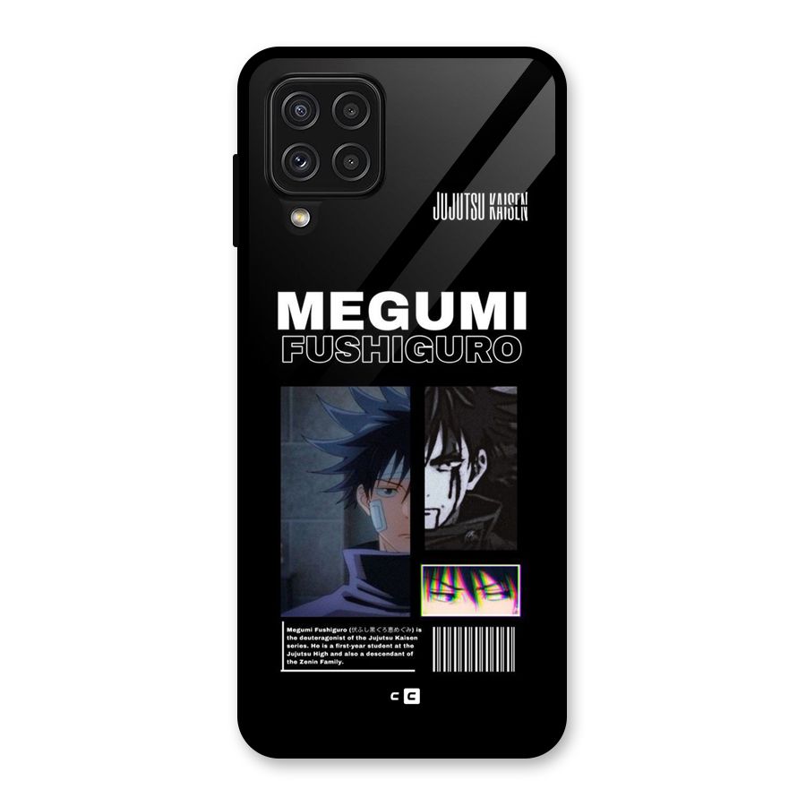 Megumi Fushiguro Glass Back Case for Galaxy A22 4G