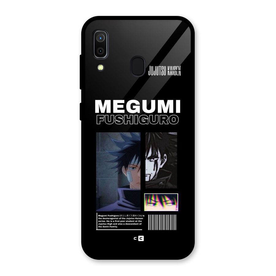 Megumi Fushiguro Glass Back Case for Galaxy A30