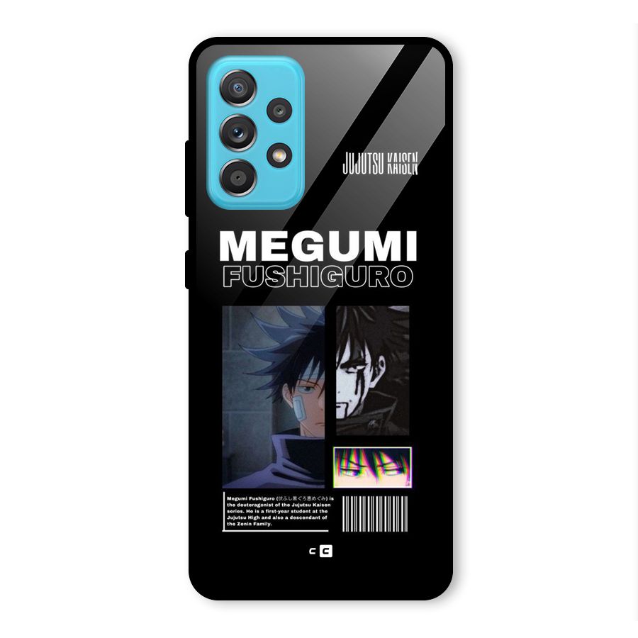 Megumi Fushiguro Glass Back Case for Galaxy A52s 5G