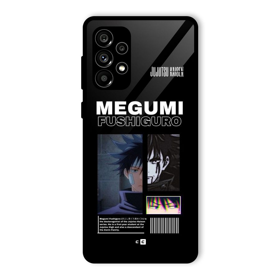 Megumi Fushiguro Glass Back Case for Galaxy A73 5G