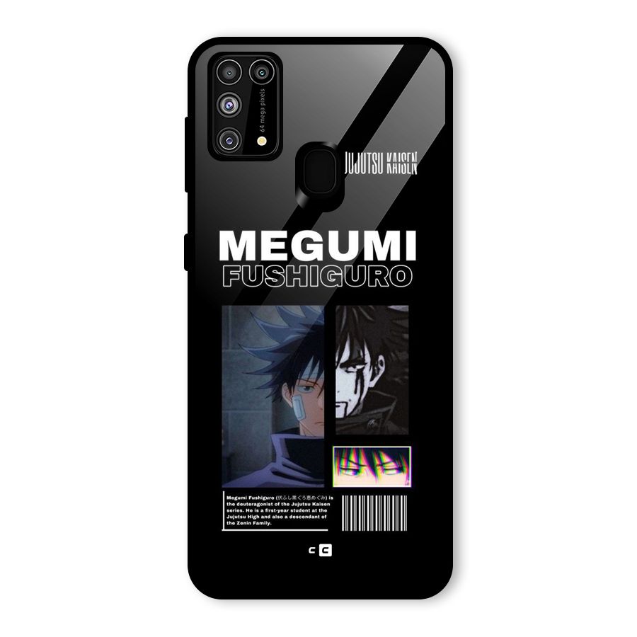 Megumi Fushiguro Glass Back Case for Galaxy M31