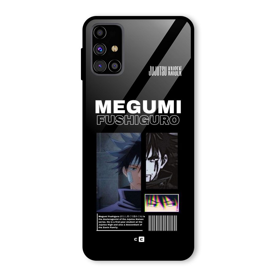 Megumi Fushiguro Glass Back Case for Galaxy M31s