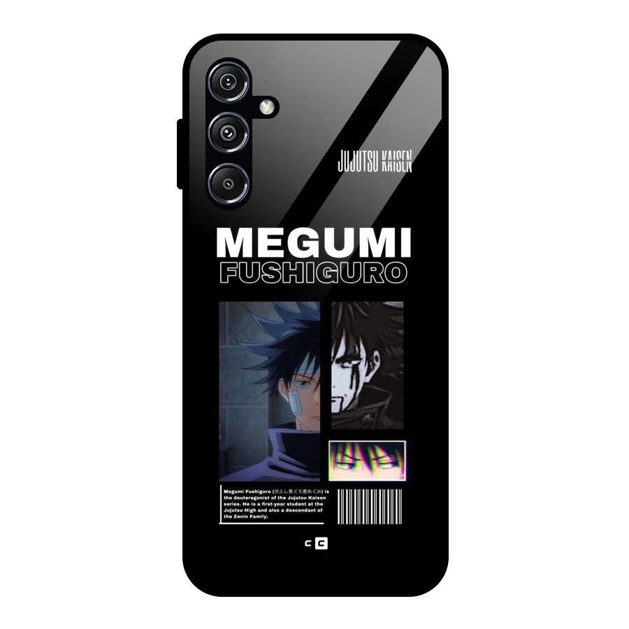 Megumi Fushiguro Glass Back Case for Galaxy M34 5G