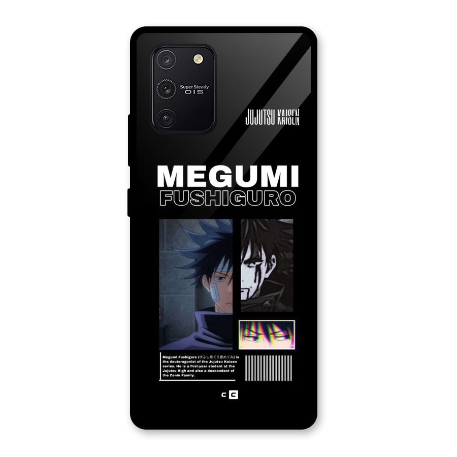 Megumi Fushiguro Glass Back Case for Galaxy S10 Lite