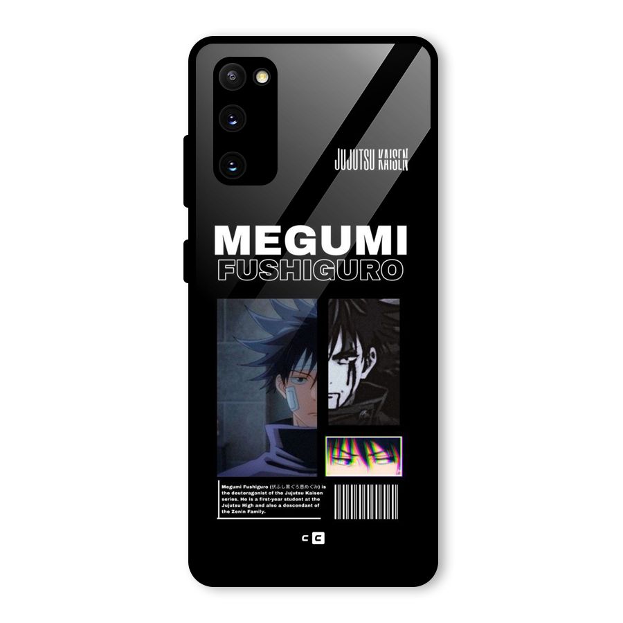 Megumi Fushiguro Glass Back Case for Galaxy S20 FE