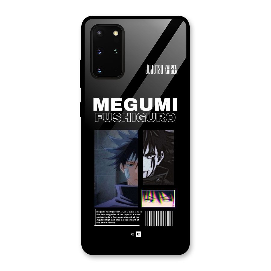 Megumi Fushiguro Glass Back Case for Galaxy S20 Plus
