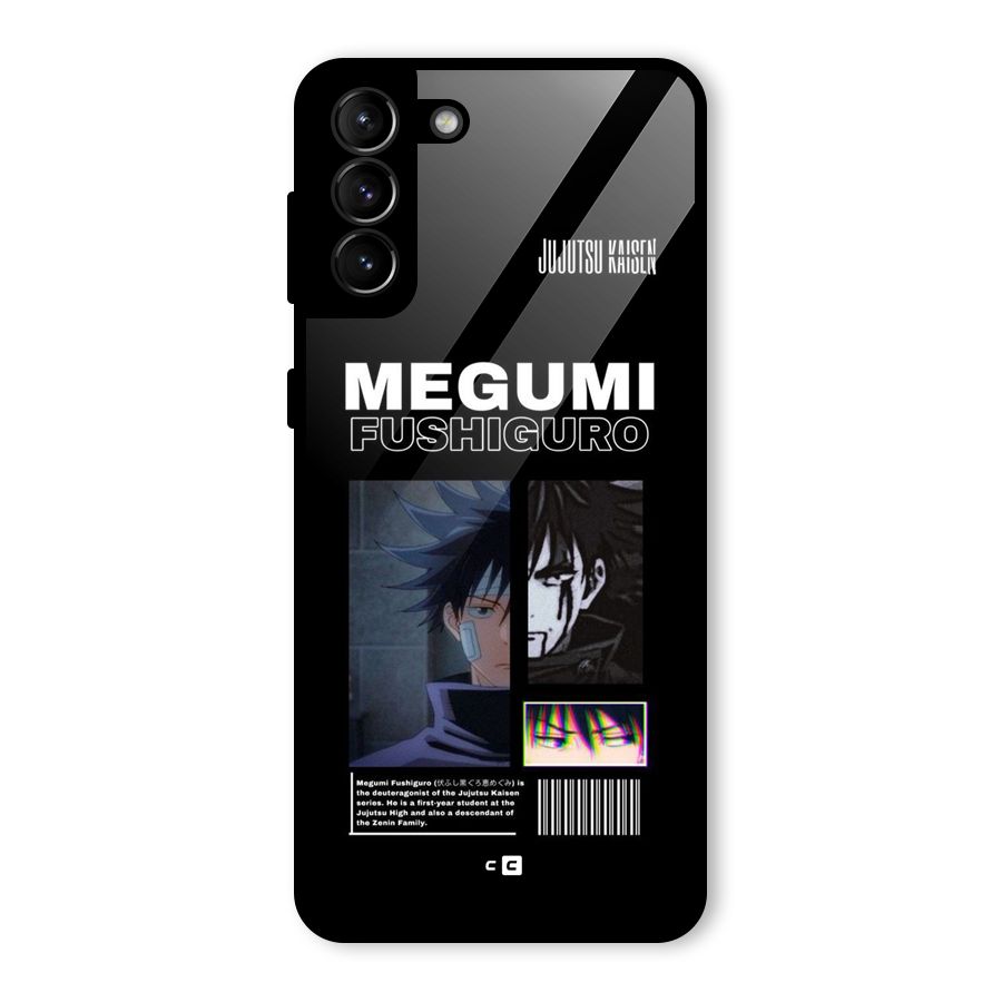 Megumi Fushiguro Glass Back Case for Galaxy S21 Plus
