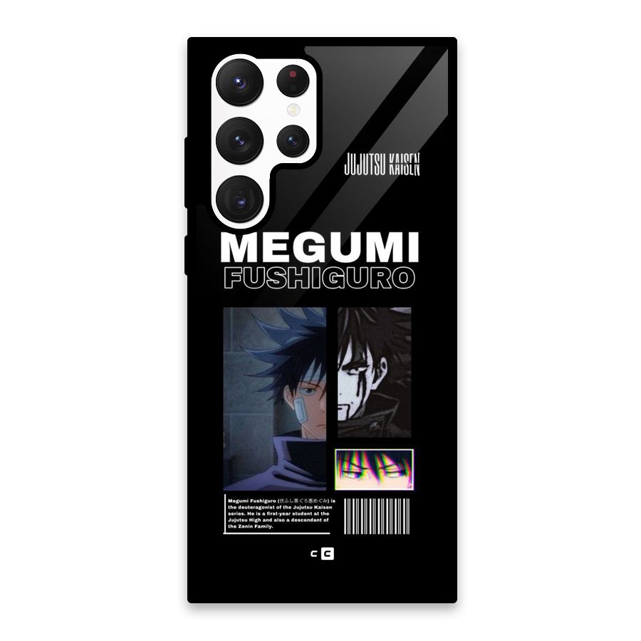Megumi Fushiguro Glass Back Case for Galaxy S22 Ultra 5G