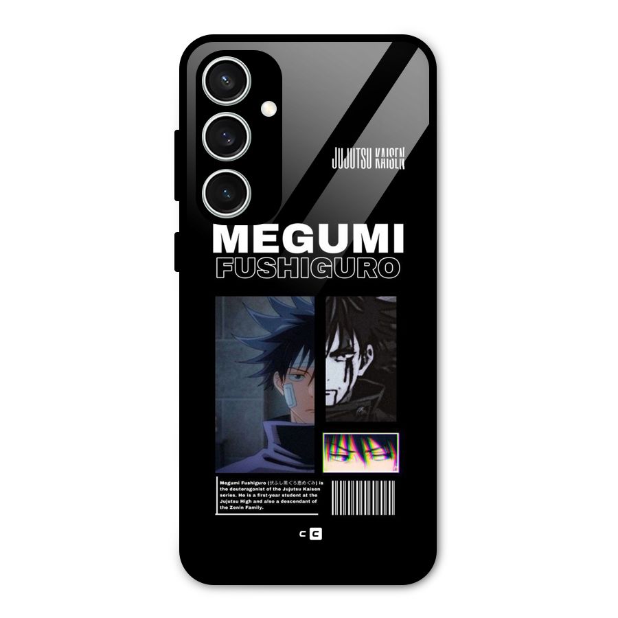 Megumi Fushiguro Glass Back Case for Galaxy S23 FE