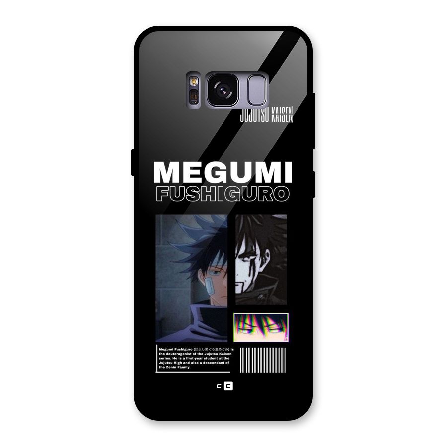 Megumi Fushiguro Glass Back Case for Galaxy S8