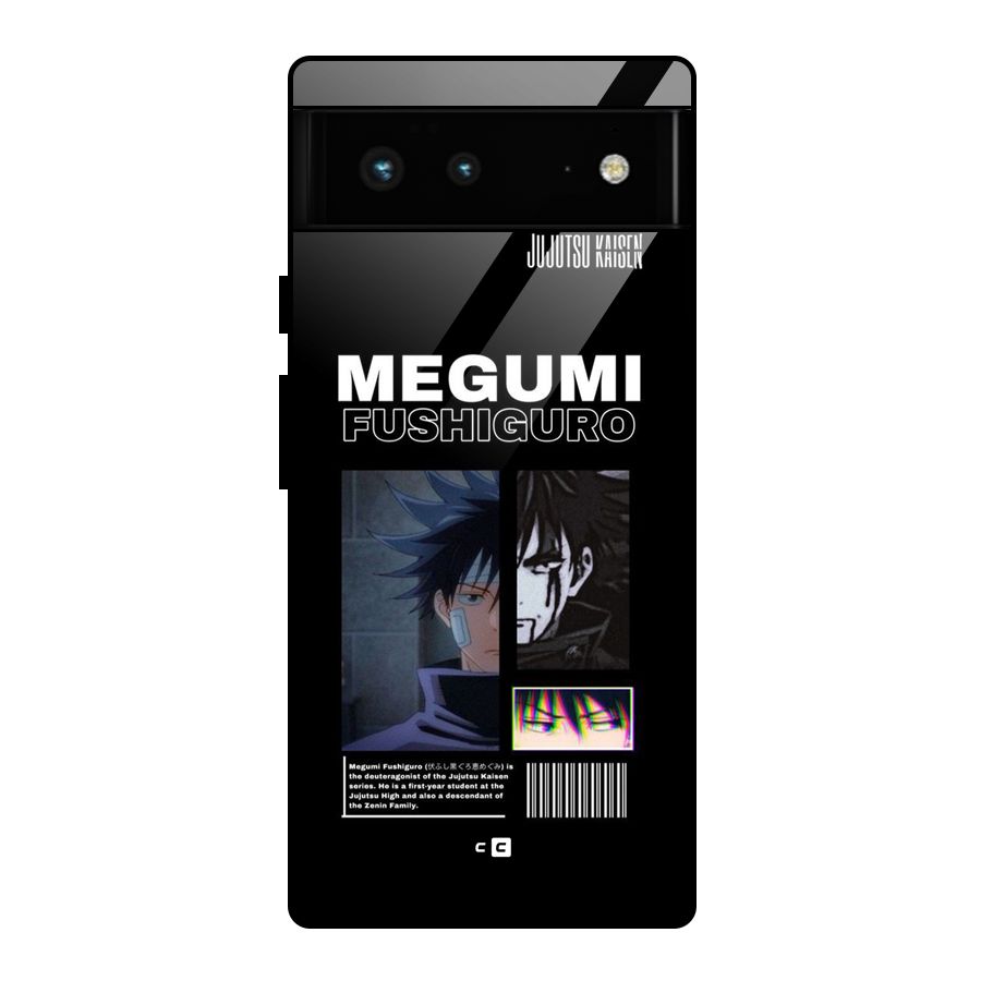 Megumi Fushiguro Glass Back Case for Google Pixel 6
