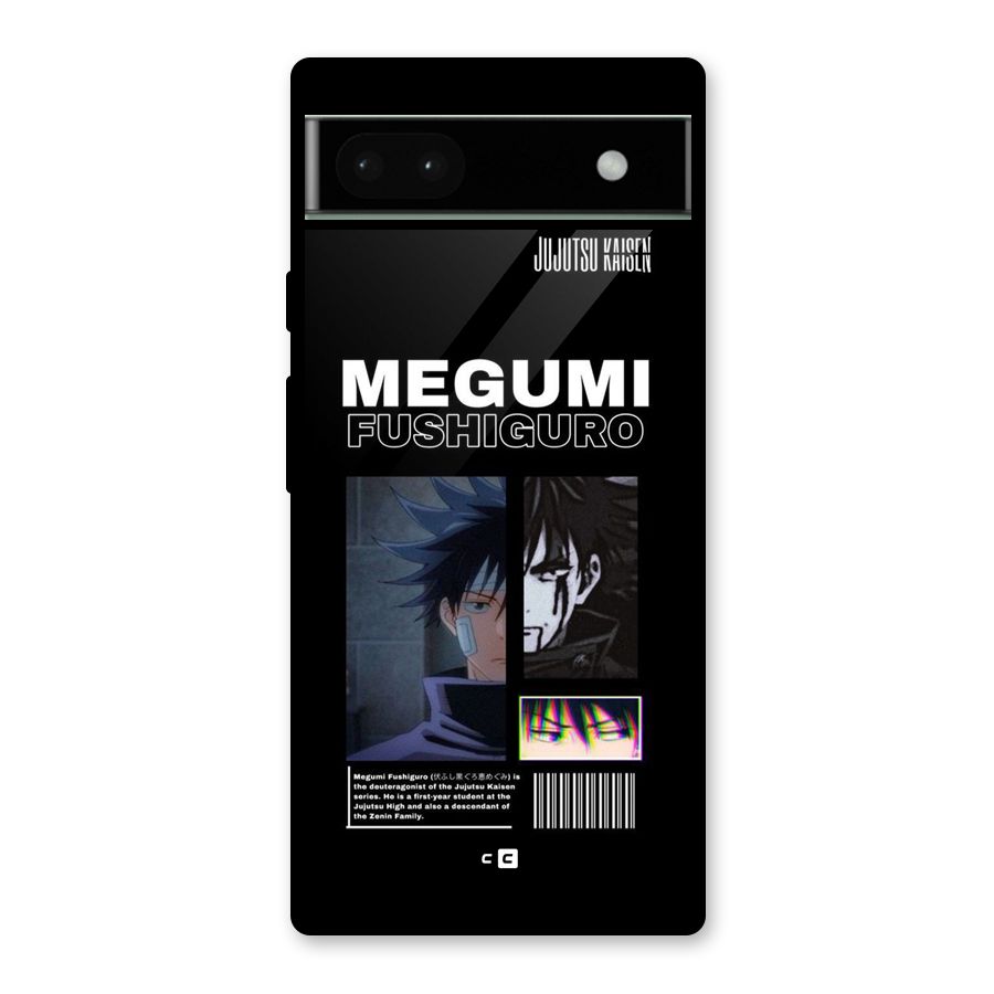Megumi Fushiguro Glass Back Case for Google Pixel 6a