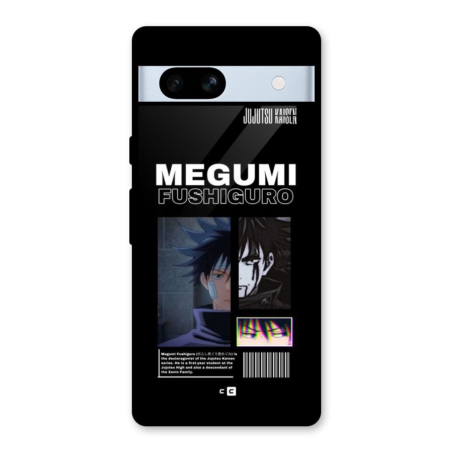 Megumi Fushiguro Glass Back Case for Google Pixel 7a