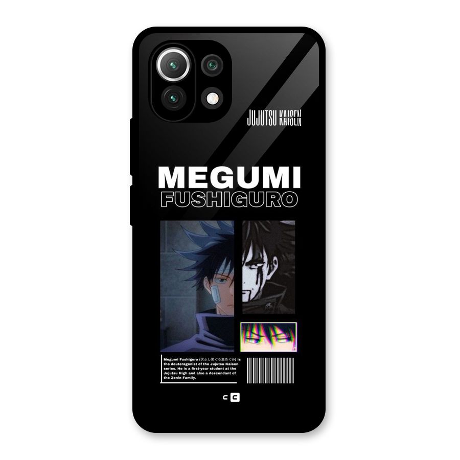 Megumi Fushiguro Glass Back Case for Mi 11 Lite NE 5G