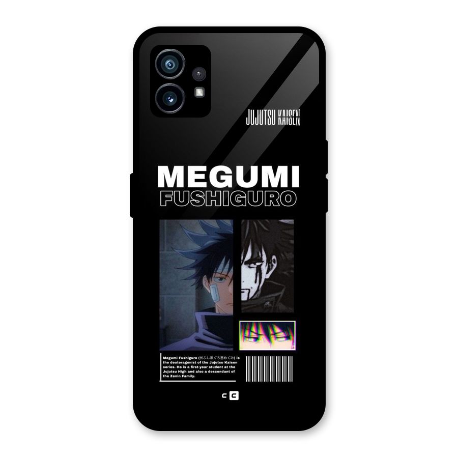 Megumi Fushiguro Glass Back Case for Nothing Phone 1