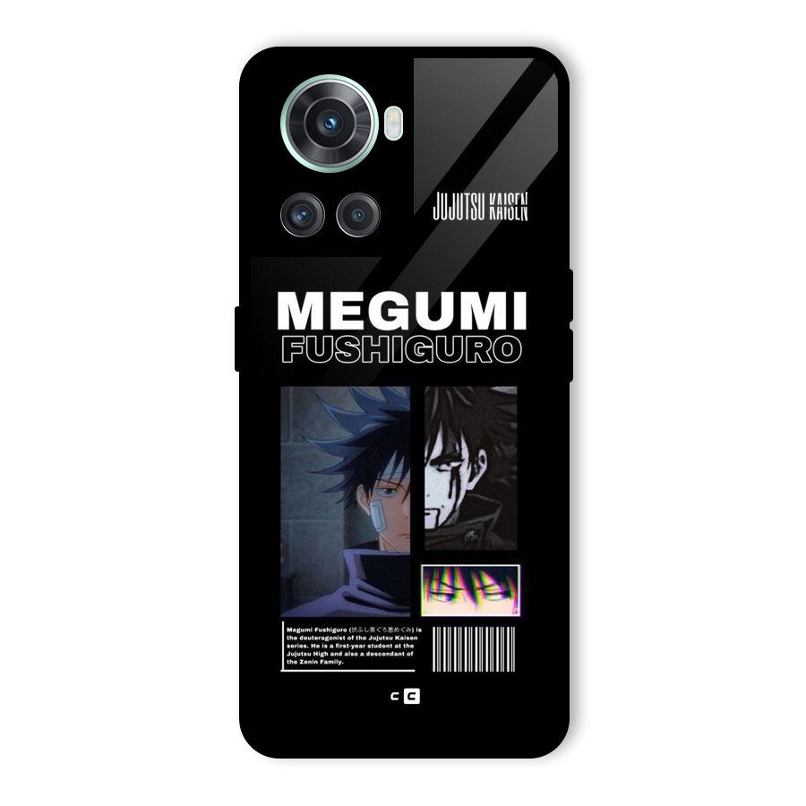 Megumi Fushiguro Glass Back Case for OnePlus 10R
