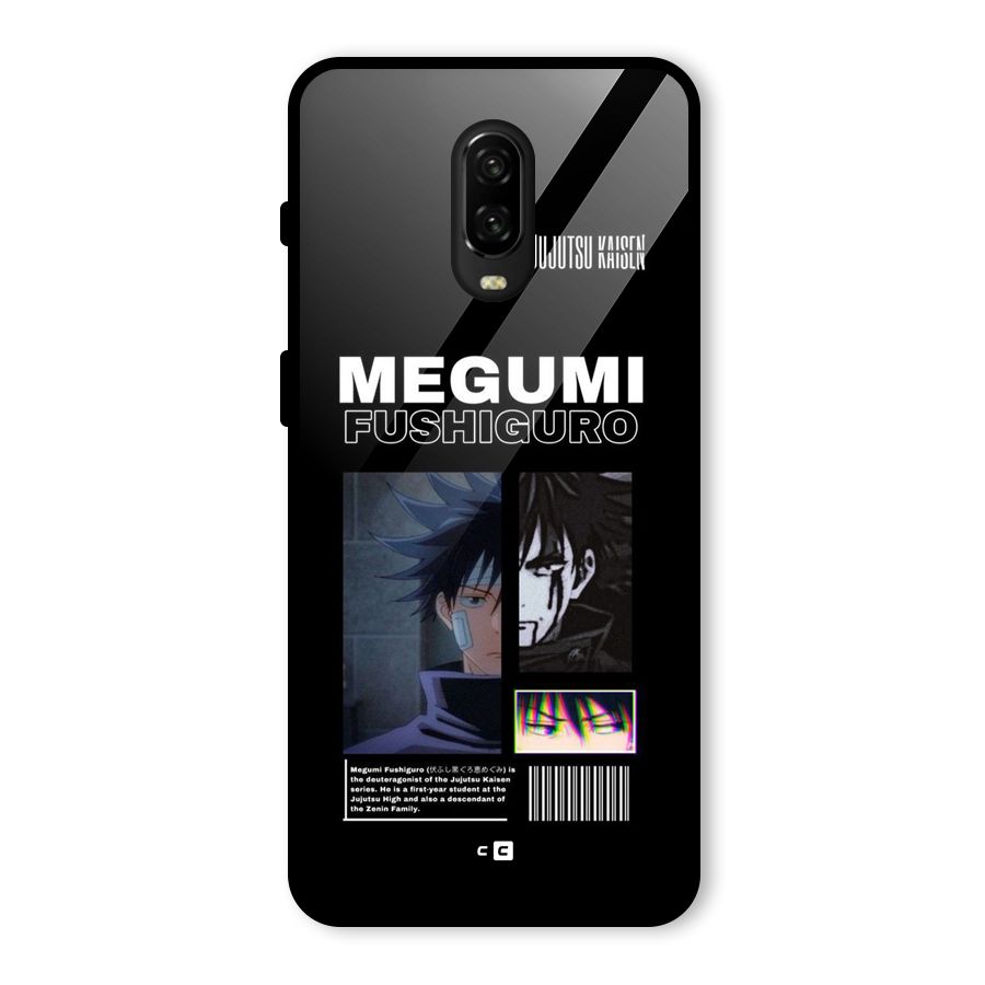 Megumi Fushiguro Glass Back Case for OnePlus 6T