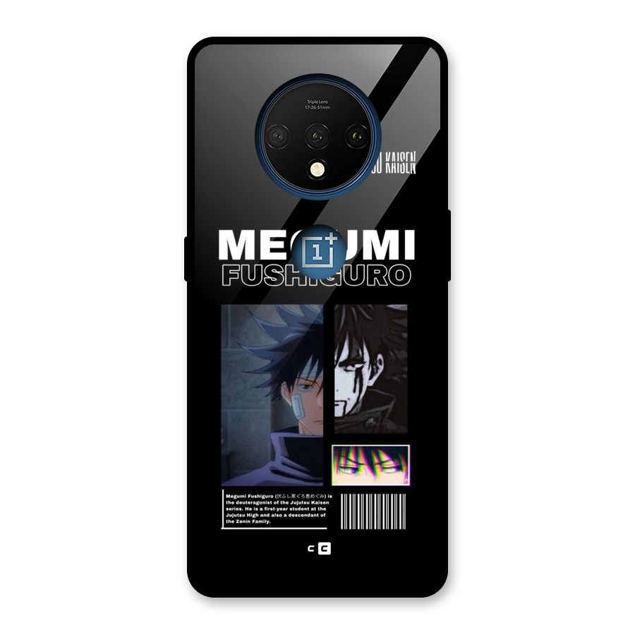 Megumi Fushiguro Glass Back Case for OnePlus 7T