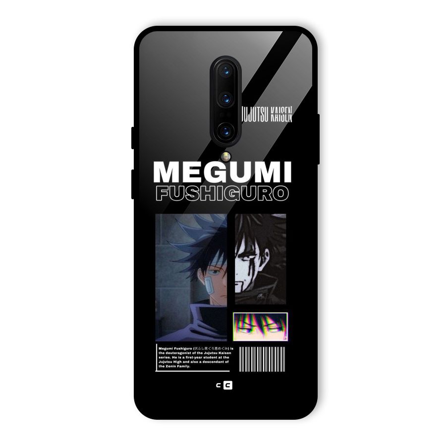 Megumi Fushiguro Glass Back Case for OnePlus 7 Pro