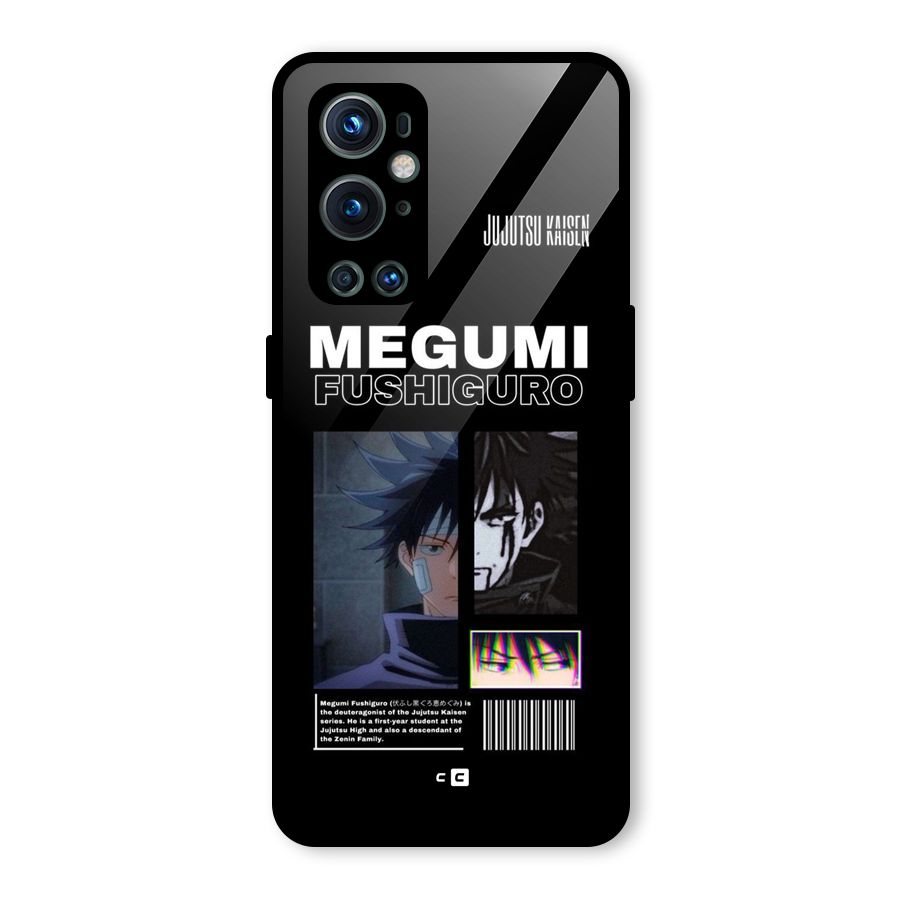 Megumi Fushiguro Glass Back Case for OnePlus 9 Pro