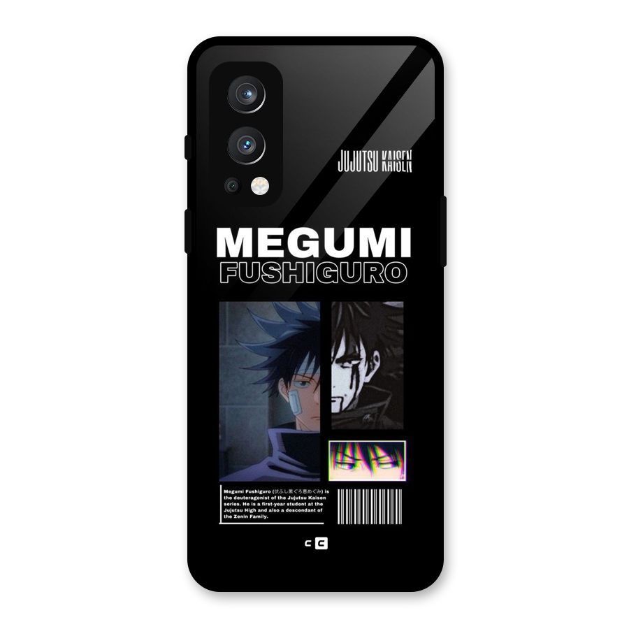 Megumi Fushiguro Glass Back Case for OnePlus Nord 2 5G