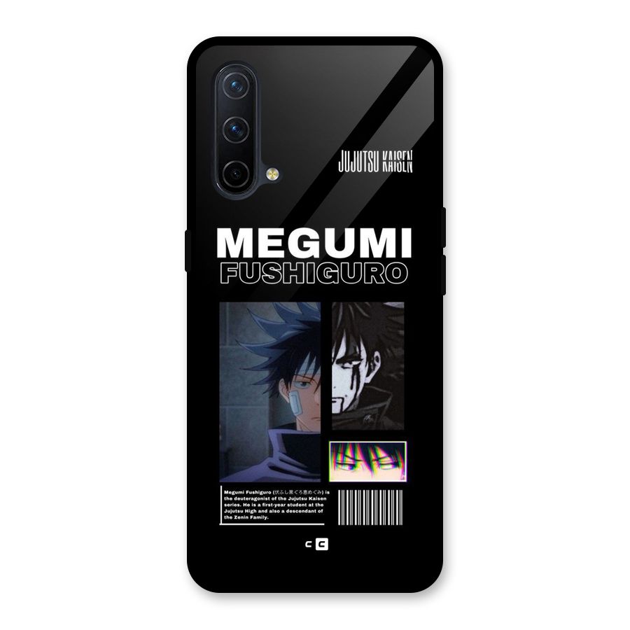 Megumi Fushiguro Glass Back Case for OnePlus Nord CE 5G