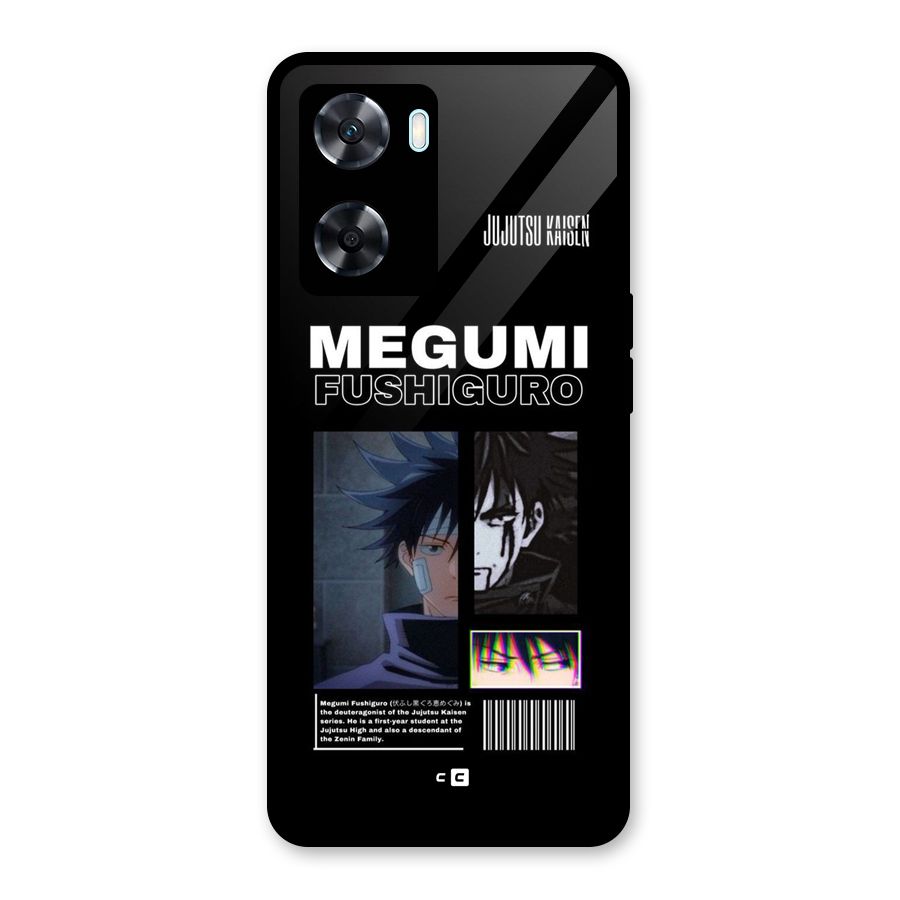 Megumi Fushiguro Glass Back Case for Oppo A77s