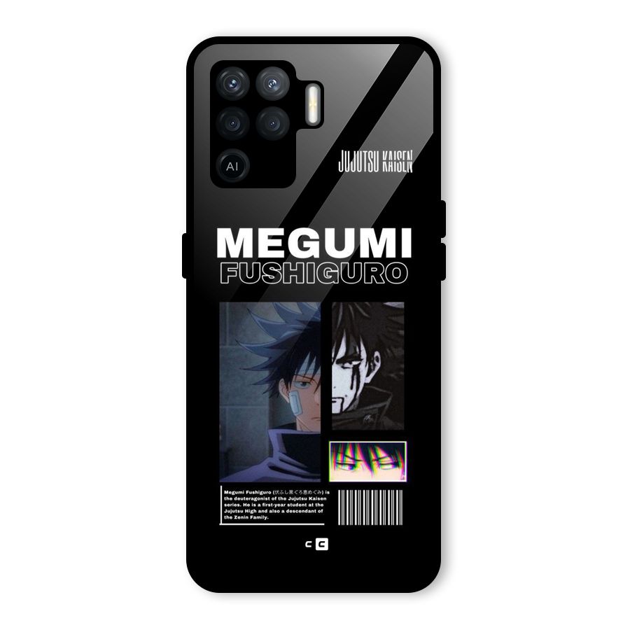 Megumi Fushiguro Glass Back Case for Oppo F19 Pro