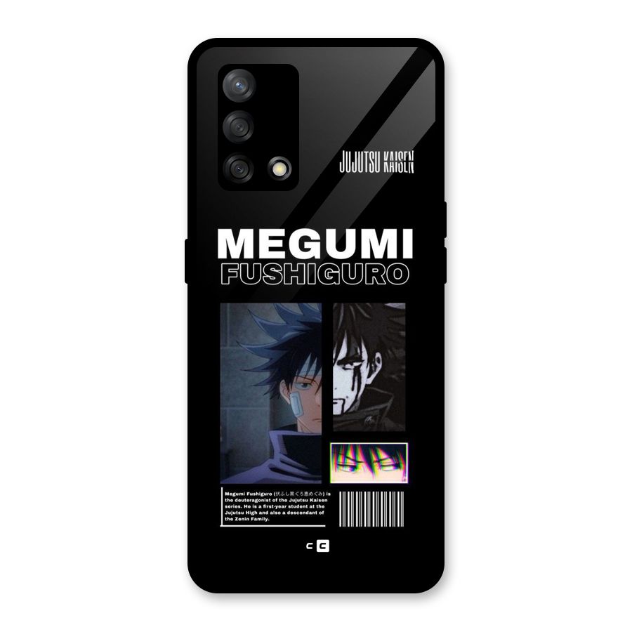 Megumi Fushiguro Glass Back Case for Oppo F19s